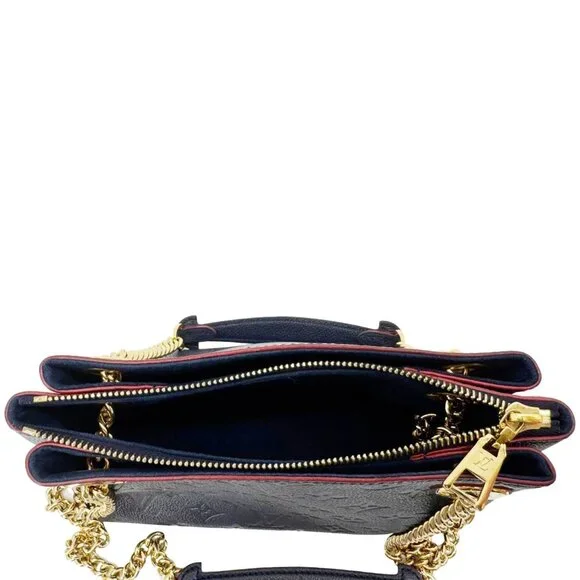 Louis Vuitton Surene BB Empreinte Leather Shoulder Bag Navy Blue - Picture 12 of 16